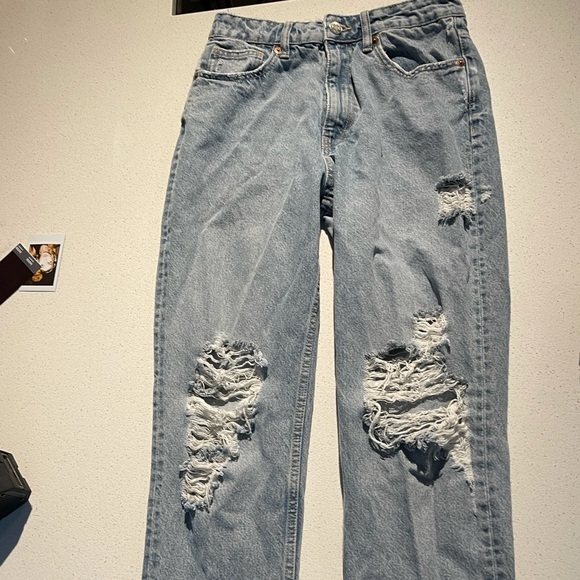 Zara mom jeans size 6 high waisted - Picture 4 of 5